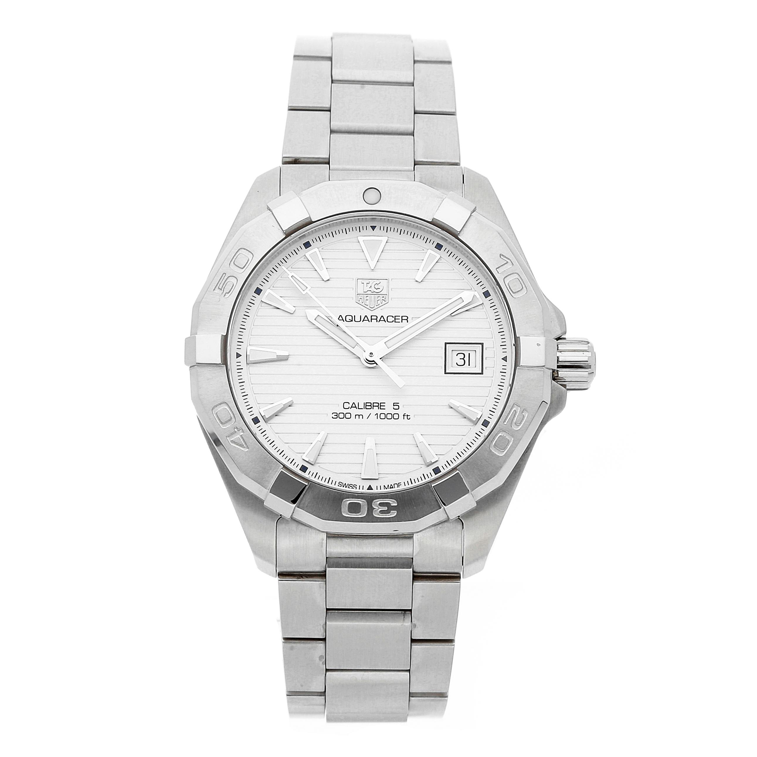 Tag heuer aquaracer calibre 5 white hot sale